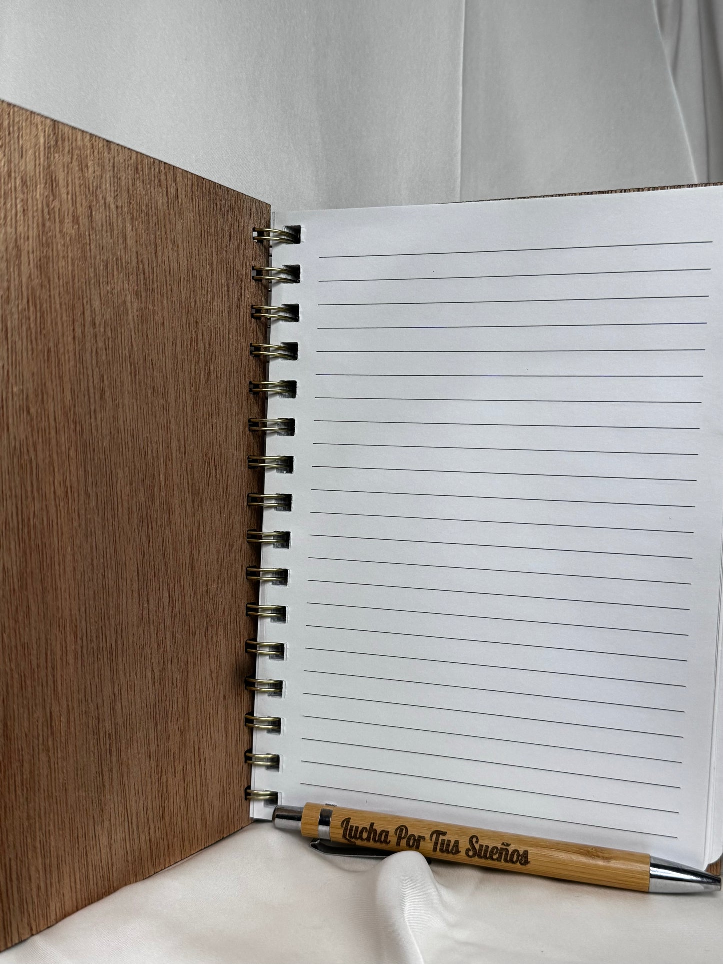 Libretas Con Carpeta En Madera